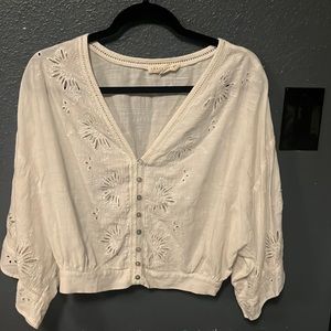 White Lacey blouse